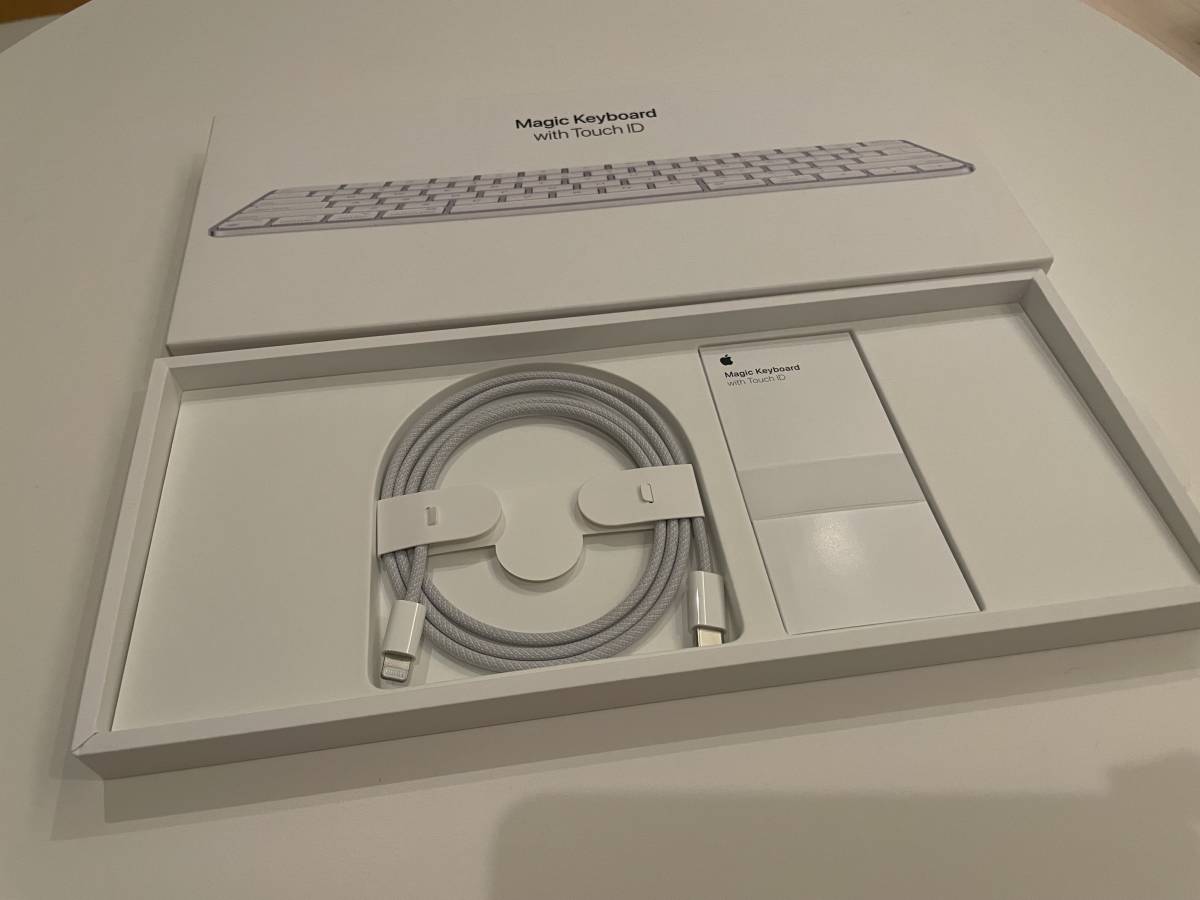 1円！美品 Apple純正 Magic Keyboard with Touch ID USキー 【公式通販】