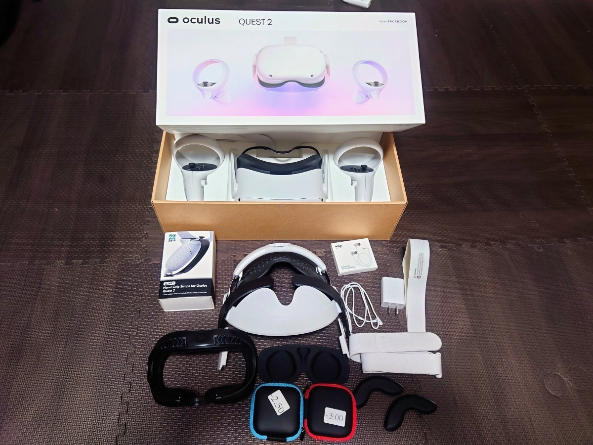 売り切り Oculus Quest2 128GB 美品 おまけ複数あり 検) Meta Quest2