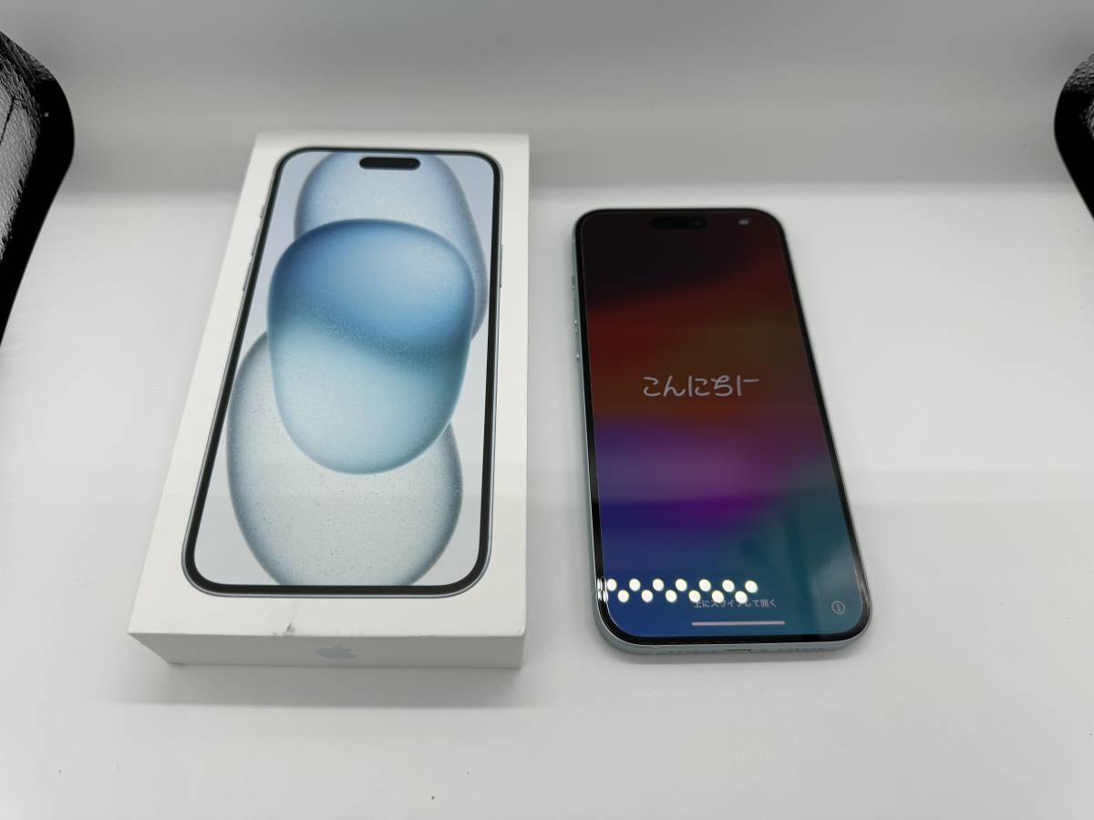 iPhone 15 Plus 256GB ブルー SIMフリー(MU0N3J/A) 【公式通販】