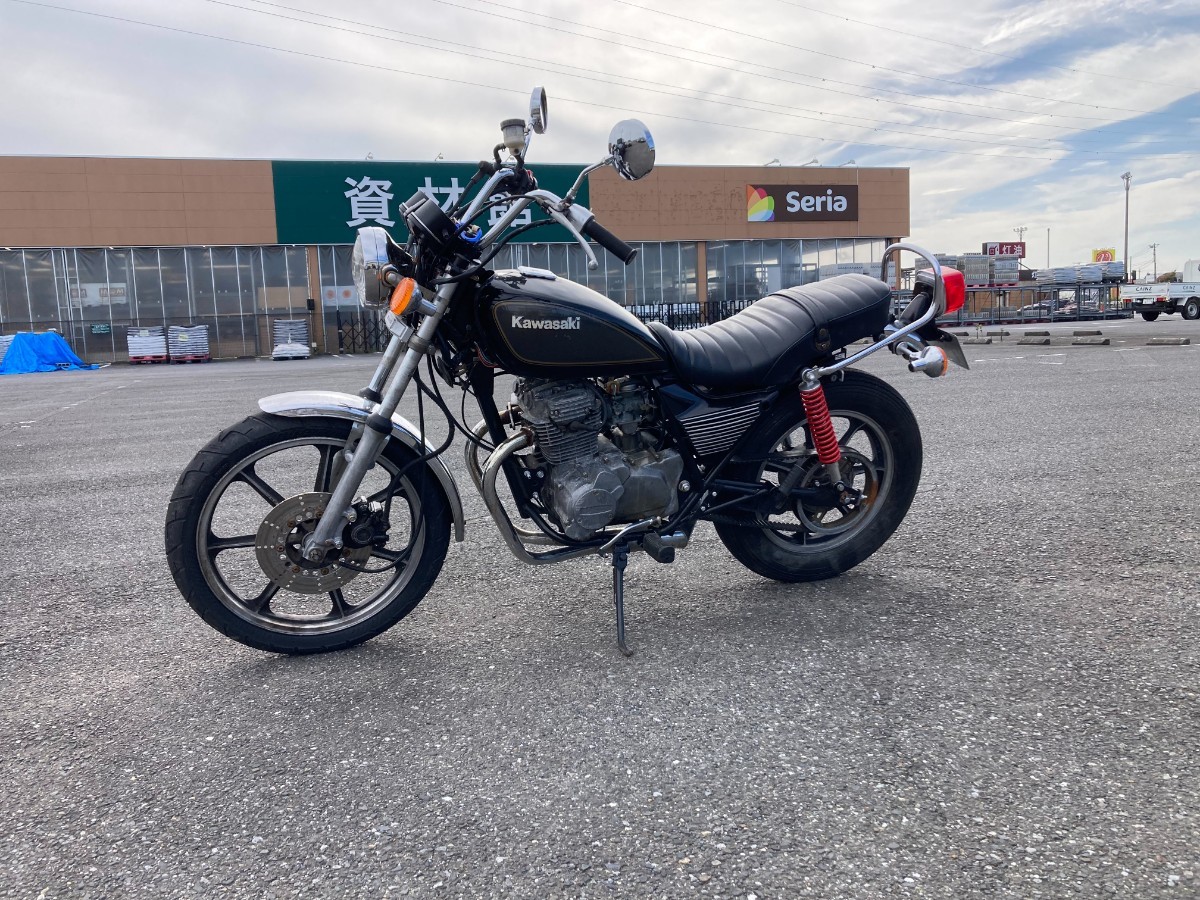 カワサキ Z250LTD ツイン 実動 ナンバー付き検索FT GS 吸い込み自賠責 
