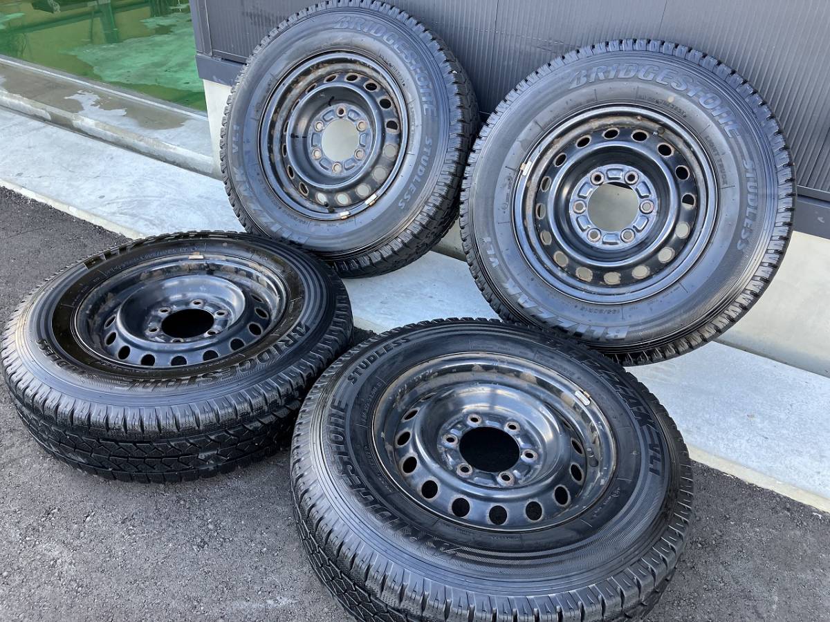 WA10164 鉄ホイール ハイエース用 15×6J 6穴PCD139.7 ブリヂストン 
