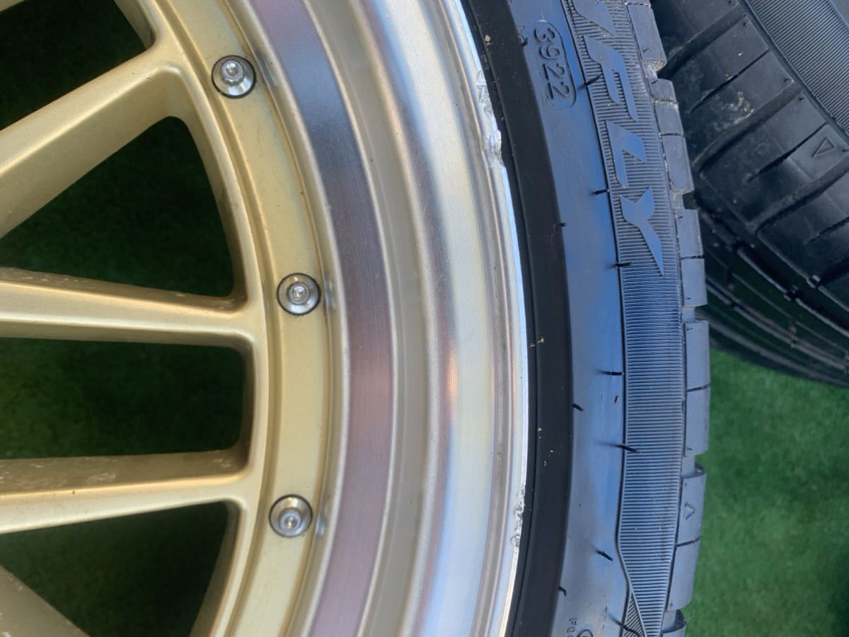 BBS LM風 タイヤ ホイールセット 19インチ 8.5J PCD 114.3 & 9.5J PCD