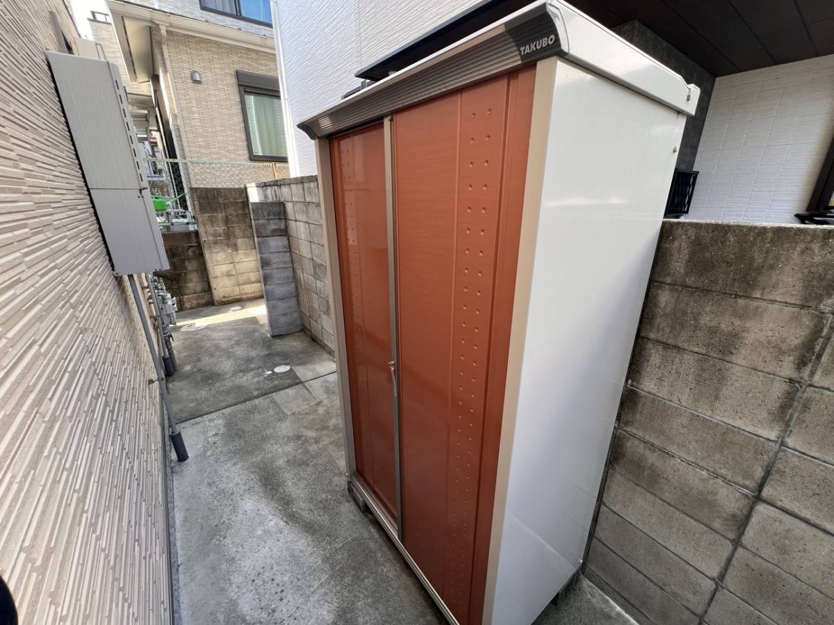 TAKUBO タクボ物置 高1890×幅1120×奥650 鍵付き 解体済み エリア限定 大阪市平野区発
