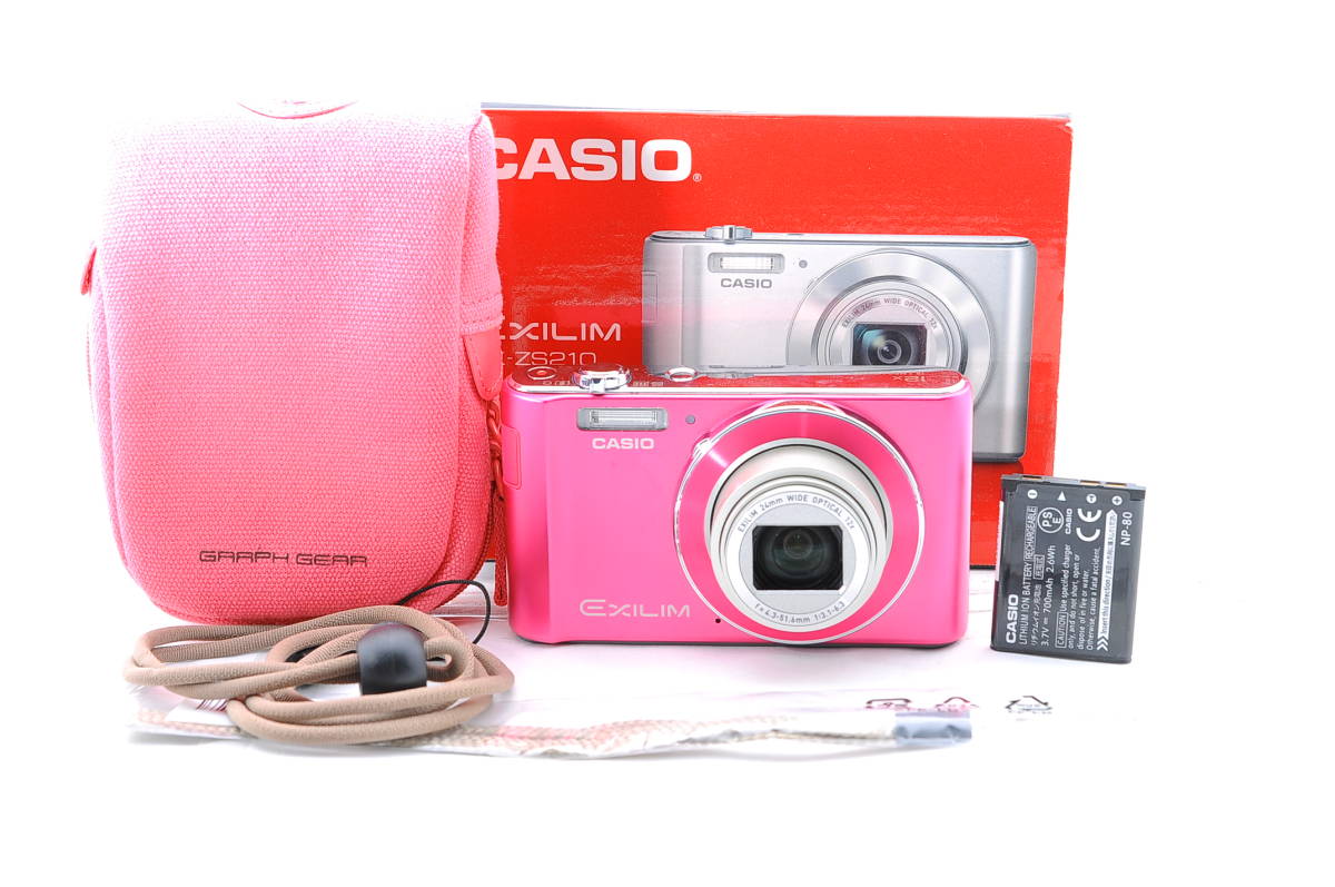 ☆新同品☆ カシオ CASIO EXILIM EX-ZS210 ピンク 【公式通販】