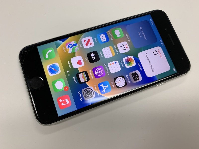DV077 SIMフリー iPhoneSE 第2世代 ホワイト 64GB ジャンク ロックOFF