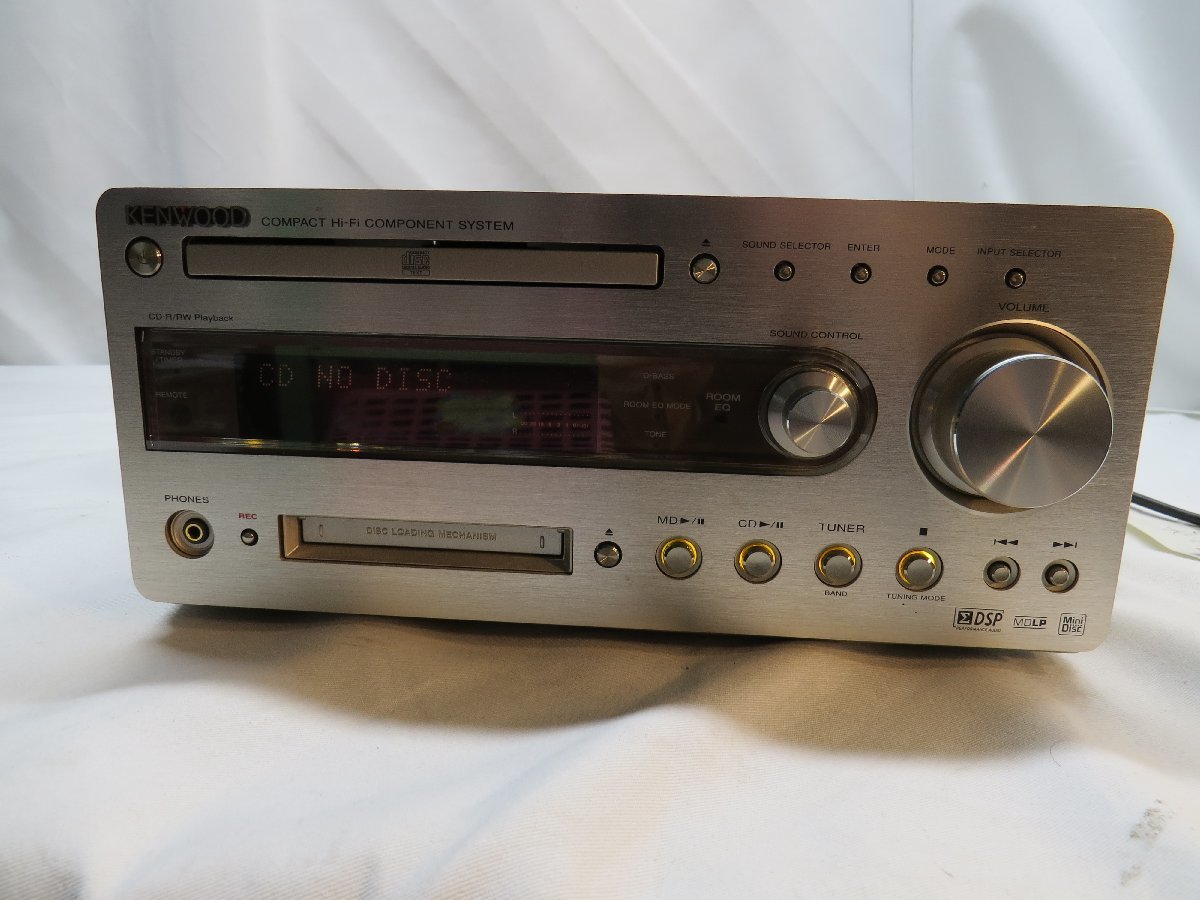 KENWOOD システムコンポ R-K700 CD/MD LS-K701 スピーカーペア CD
