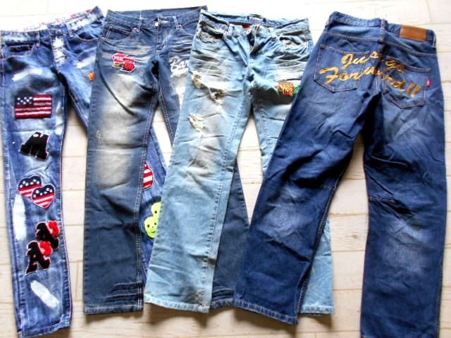 ダメージからスキニー・ストレートなど!】メンズ USED デニム ジーンズ 