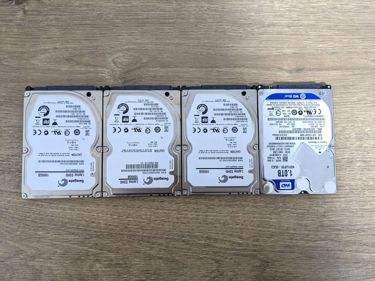 【HOT，低価】 ハードディスク 2.5 SerialATA HDD 1TB 状態正常 4台セット 管66(500GB～)｜売買されたオークション情報、yahooの商品情報をアーカイブ公開 - オークファン 2.5 SerialATA