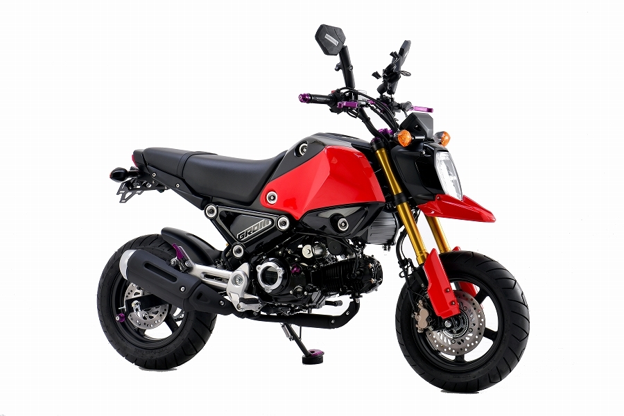 H2C 外装キット モタード レッド GROM 21-22 5個 モタード GROM H2C製