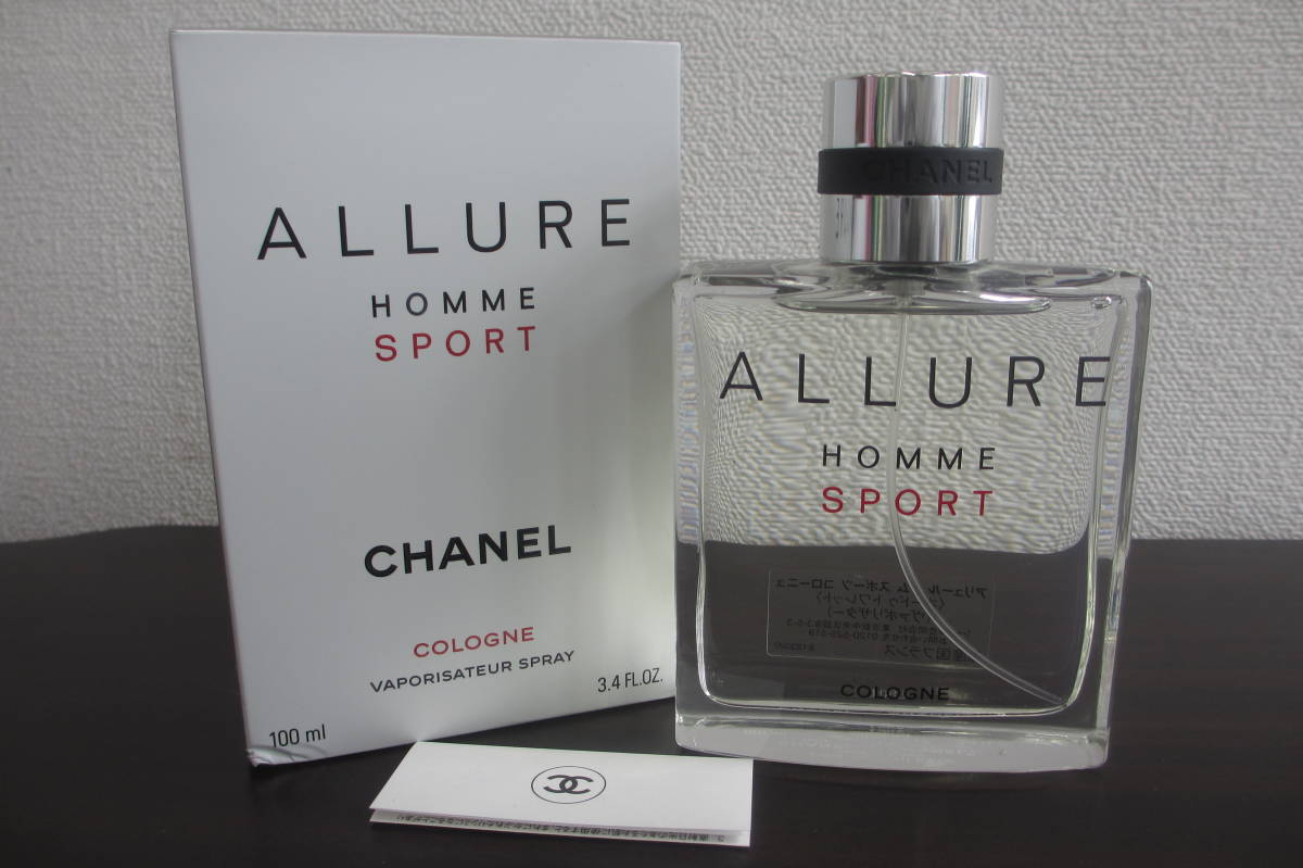 香水/CHANEL/シャネル/ALLURE HOMME SPORT COLOGNE/アリュール オム スポーツ コローニュ/EDT/トワレ/100ml/未使用