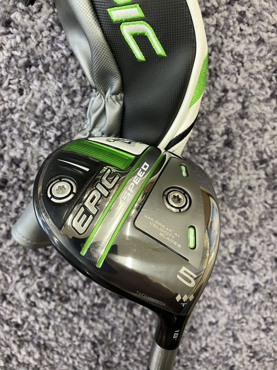 希少品 キャロウェイEPIC SPEED T 5W 18° ディアマナZF 60 S 42.25