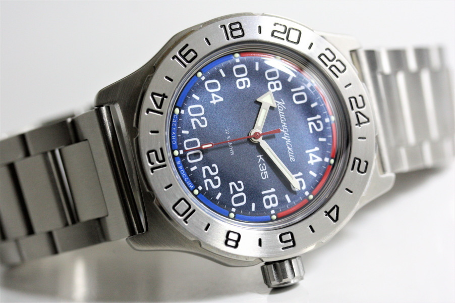 VOSTOK Komandirskie 24時間表示 自動巻 VOSTOK ボストーク自動巻き 24 
