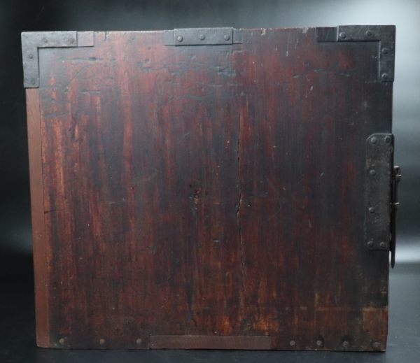 船金庫 - 時代物 懸硯 時代 BE228時代物船箪笥舟箪笥鉄金具装飾船