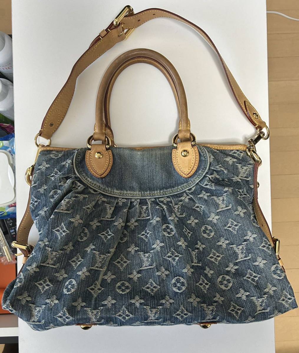 LOUIS VUITTON ルイヴィトン モノグラム デニム ネオカヴィMM 2way