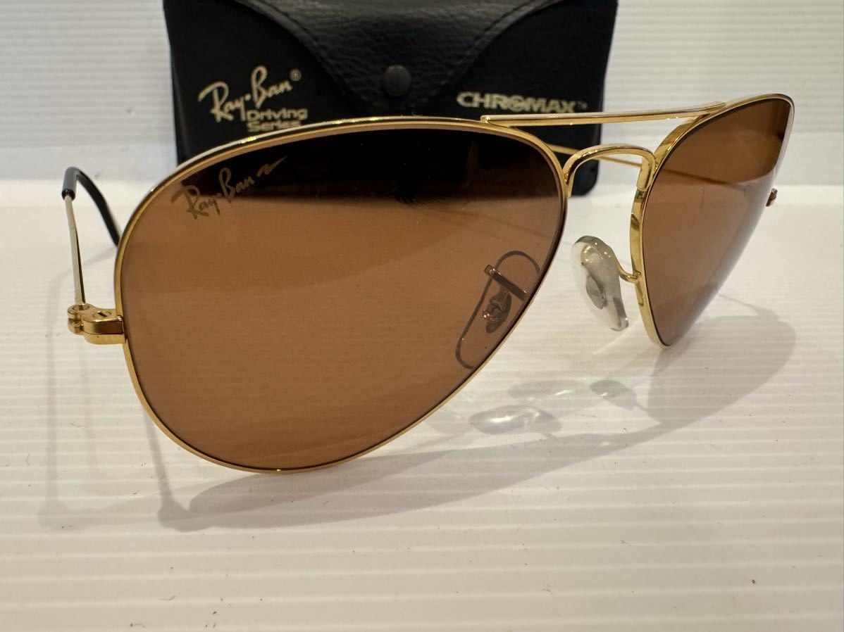 美品 B&L レイバン クロマックス B-20 メタル 58mm USA RAY BAN