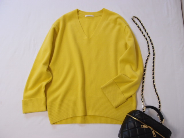 トゥモローランド マカフィー MACPHEE ラムカシミヤ Ｖネック ニット プルオーバー