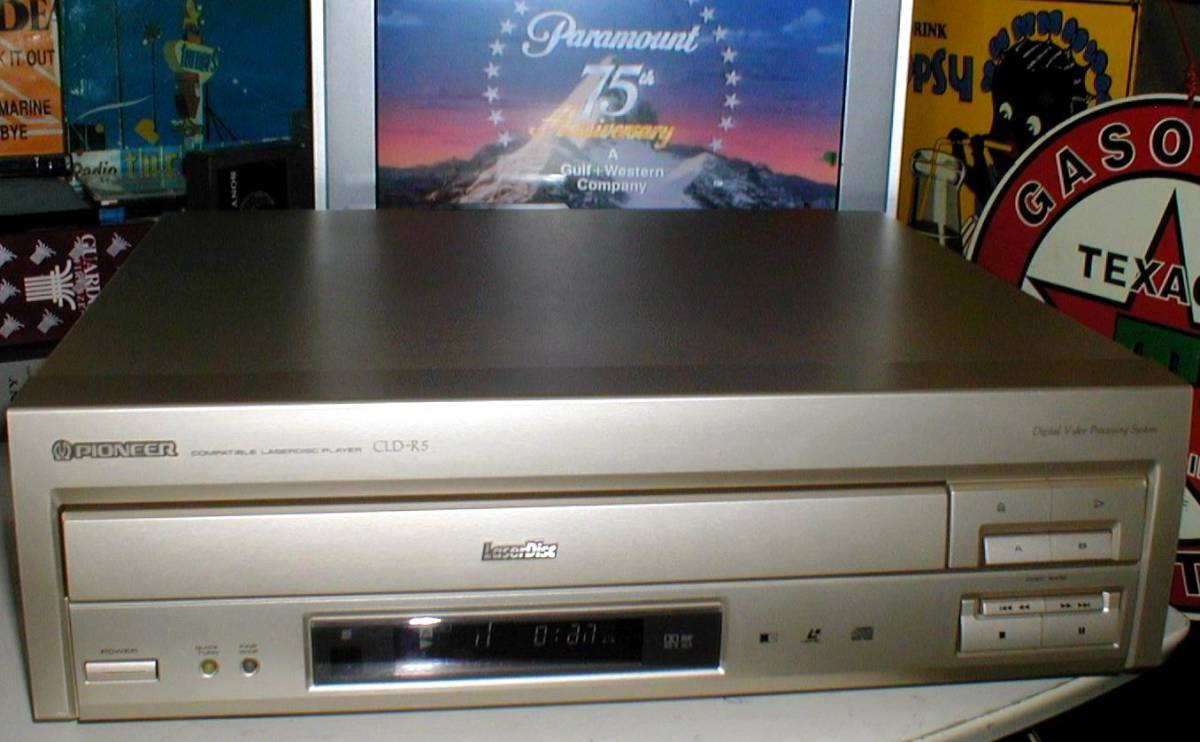 PIONEER CLD-R5 1bit Auto-Reverse Compatible Laser Disc Player 綺麗・全動作良好！ パイオニア コンパチ オートリバース LD プレーヤー