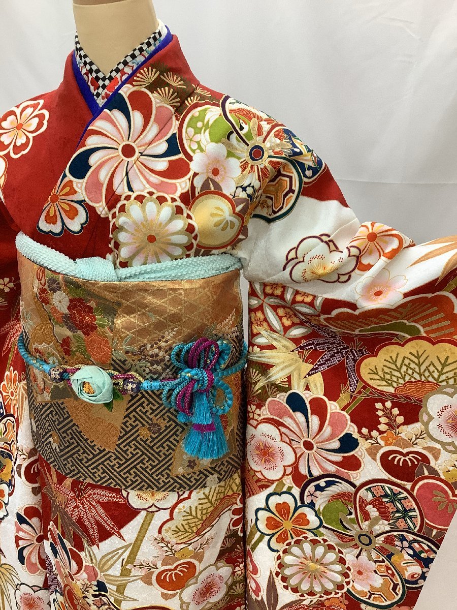 着物cocon★振袖 金駒刺繍 身丈177.5 裄丈73 正絹 赤系 成人式 卒業式 帯・小物別売り【10-23-12K-0145-j】 正絹 金駒刺繍 着物cocon☆振袖 きものcocon☆振袖☆身丈169.5&frasl;裄70.5&frasl;正絹&frasl;ピンク系&frasl;金駒刺繍 きものcocon☆振袖☆身丈166.5&frasl;裄68.5&frasl;ポリエステル&frasl;アイボリー系 袷仕立て