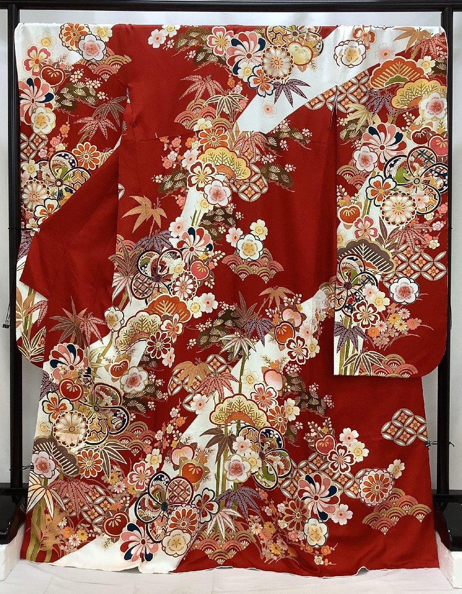着物cocon★振袖 金駒刺繍 身丈177.5 裄丈73 正絹 赤系 成人式 卒業式 帯・小物別売り【10-23-12K-0145-j】 正絹 金駒刺繍 着物cocon☆振袖 きものcocon☆振袖☆身丈169.5&frasl;裄70.5&frasl;正絹&frasl;ピンク系&frasl;金駒刺繍 きものcocon☆振袖☆身丈166.5&frasl;裄68.5&frasl;ポリエステル&frasl;アイボリー系 袷仕立て