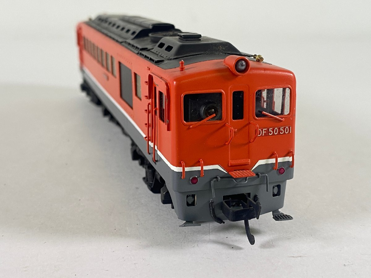 鉄道模型HOゲージ Tenshodo 天賞堂DF50ディーゼル機関車 9-16＊HOゲージ 天賞堂 ディーゼル機関車 DF50 Tenshodo 箱無し 鉄道