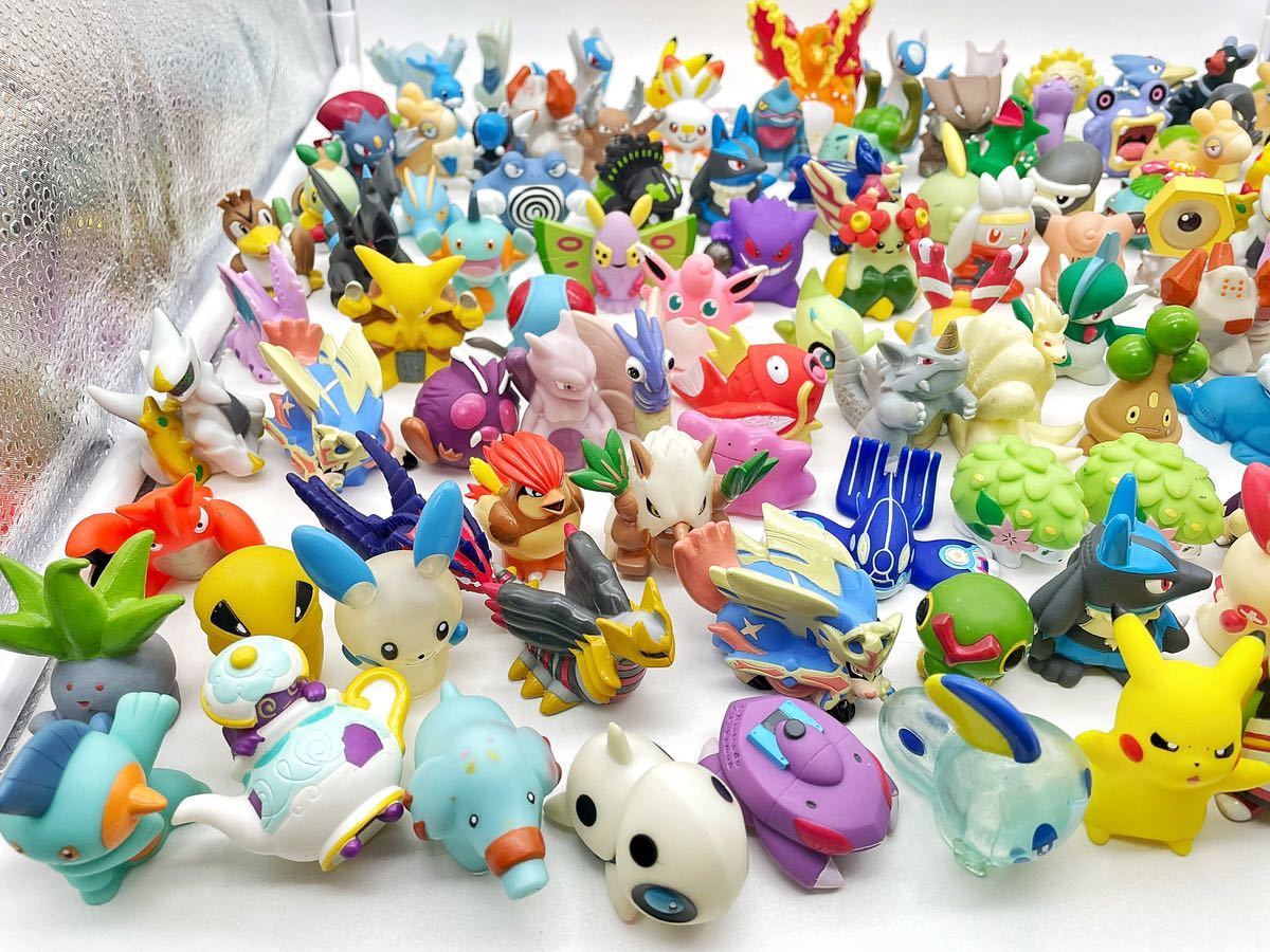 ポケモンキッズ まとめ売り　114体セット 大量セット】ポケットモンスター ポケモンキッズ ポケモン指人形 114個