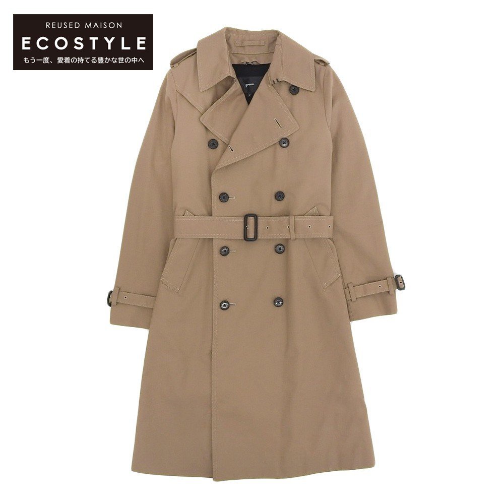 【美品/1円】 green グリーン ライナー付き トレンチコート レディース ブラウンベージュ 2