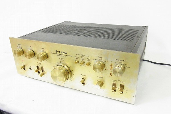 J097-Y25-1488 TRIO トリオ KA-7300 プリメインアンプ 通電確認済み