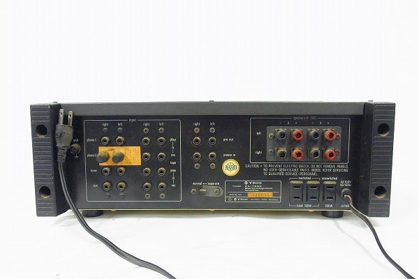 J097-Y25-1488 TRIO トリオ KA-7300 プリメインアンプ 通電確認済み