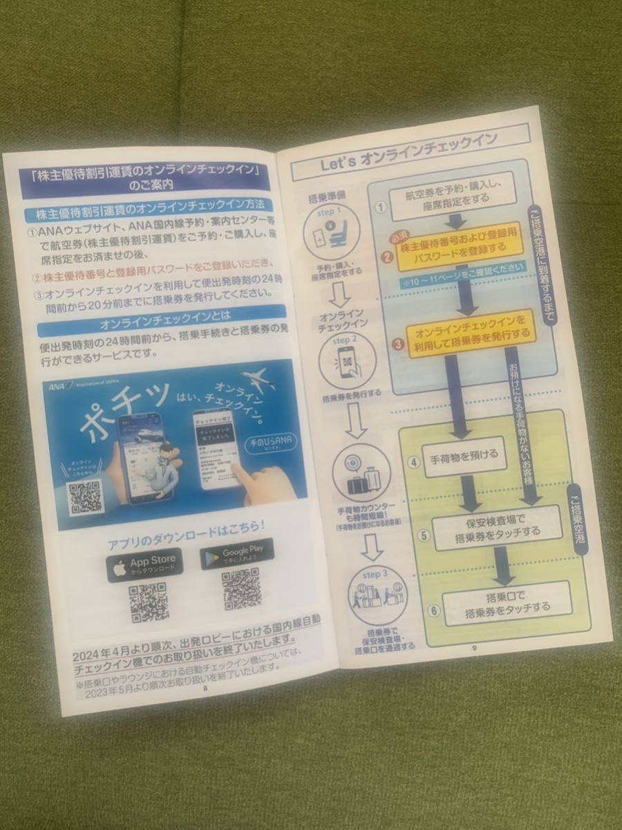 ANA 株式優待券　全日空_5