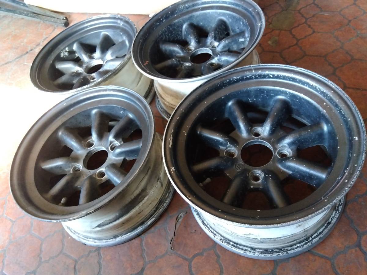 ワタナベ 14インチ 4穴 Bタイプ 6J PCD114.3 4本セット ワタナベ 14 