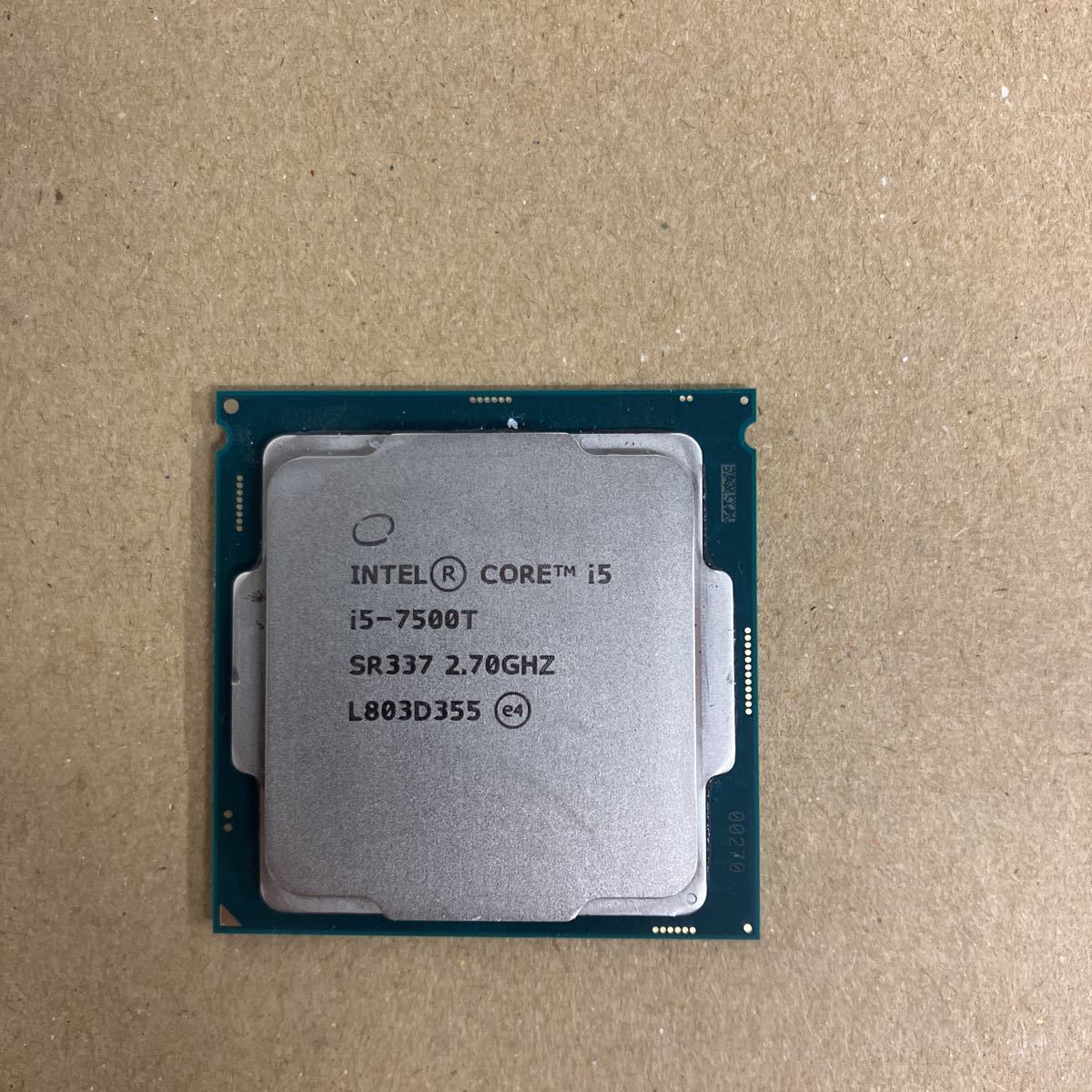 J124 Intel CPU Core i5-7500T