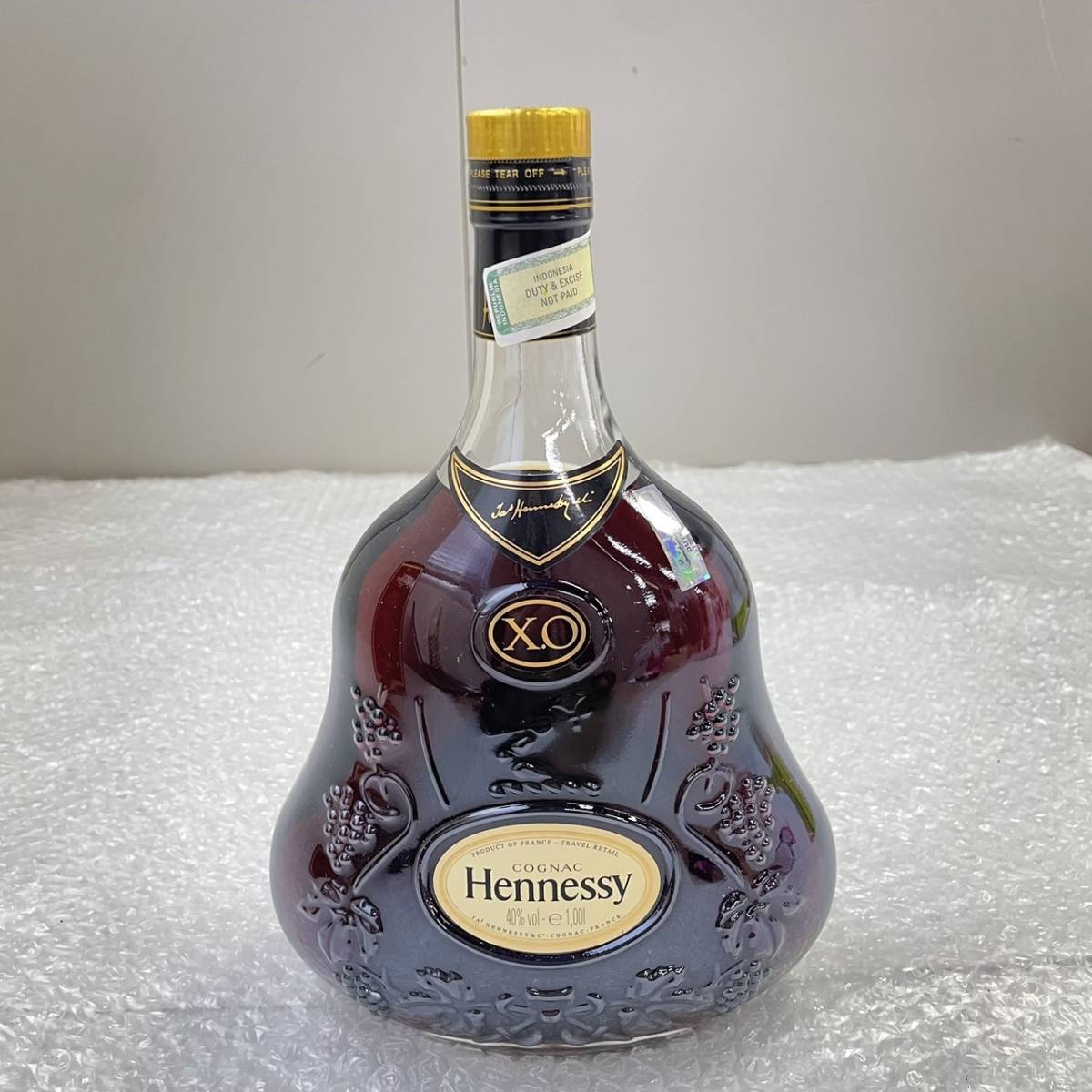 ヘネシー XO 黒キャップ 1000ml 40% Hennessy ブランデー【D1