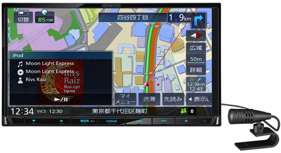 2023年9月最新地図データ！ MDV-D404BT JVCケンウッド KENWOOD 動作