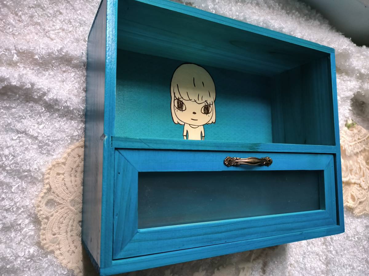 奈良美智 Yoshitomo Nara  So acrylic on wood 引き出し 30CM(美術