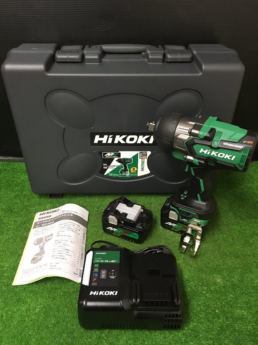 【未使用品】HiKOKI(旧日立工機) 36vコードレスインパクトレンチ (マルチボルト電池x2/充電器/ケース) WR36DA(2XP) T3608 ITTVRL3GQJFK