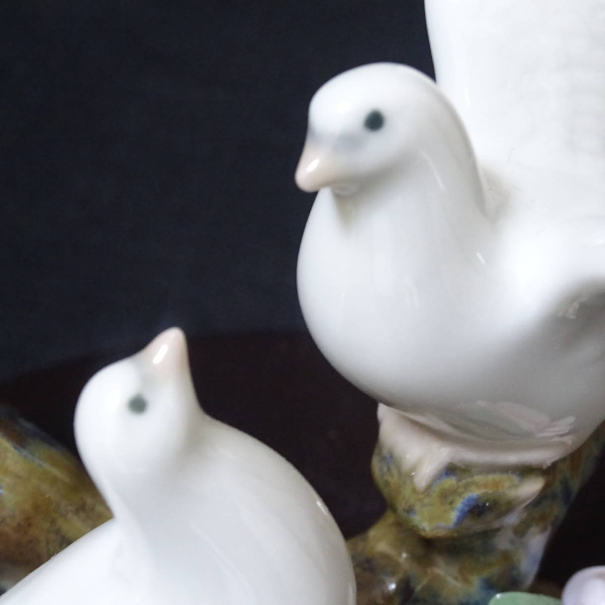 2202152/102/mrrz】箱付き LLADRO リヤドロ 8422/桜の唄 鳥 フィギュ