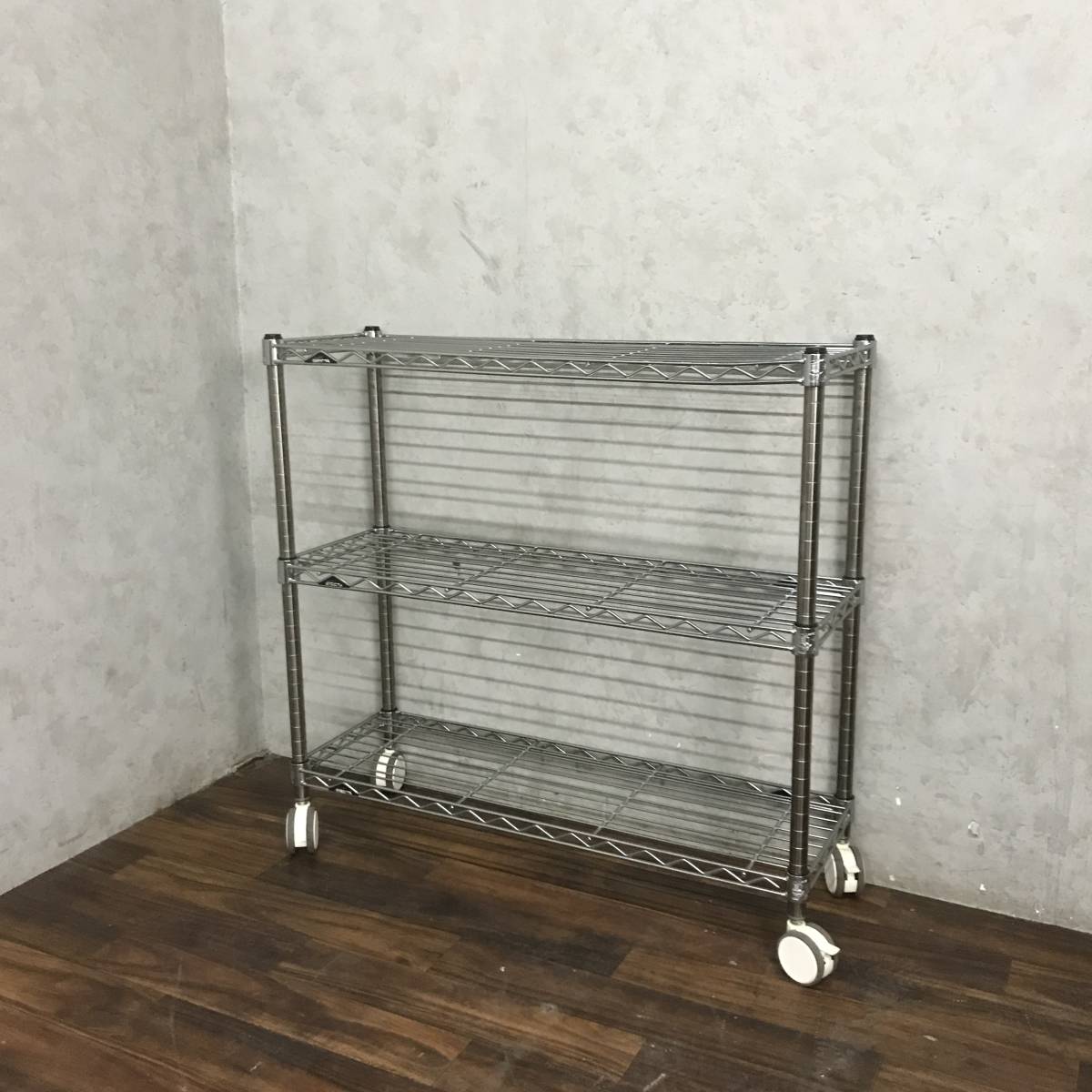 WY8/4 ERECTA エレクタ スチールラック メタルラック W900×D300×H870mm