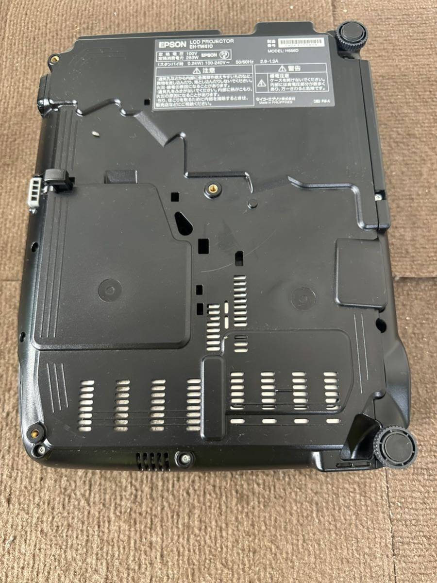 中古・現状品】EPSON エプソン EH-TW410 プロジェクター 通電OK EPSON