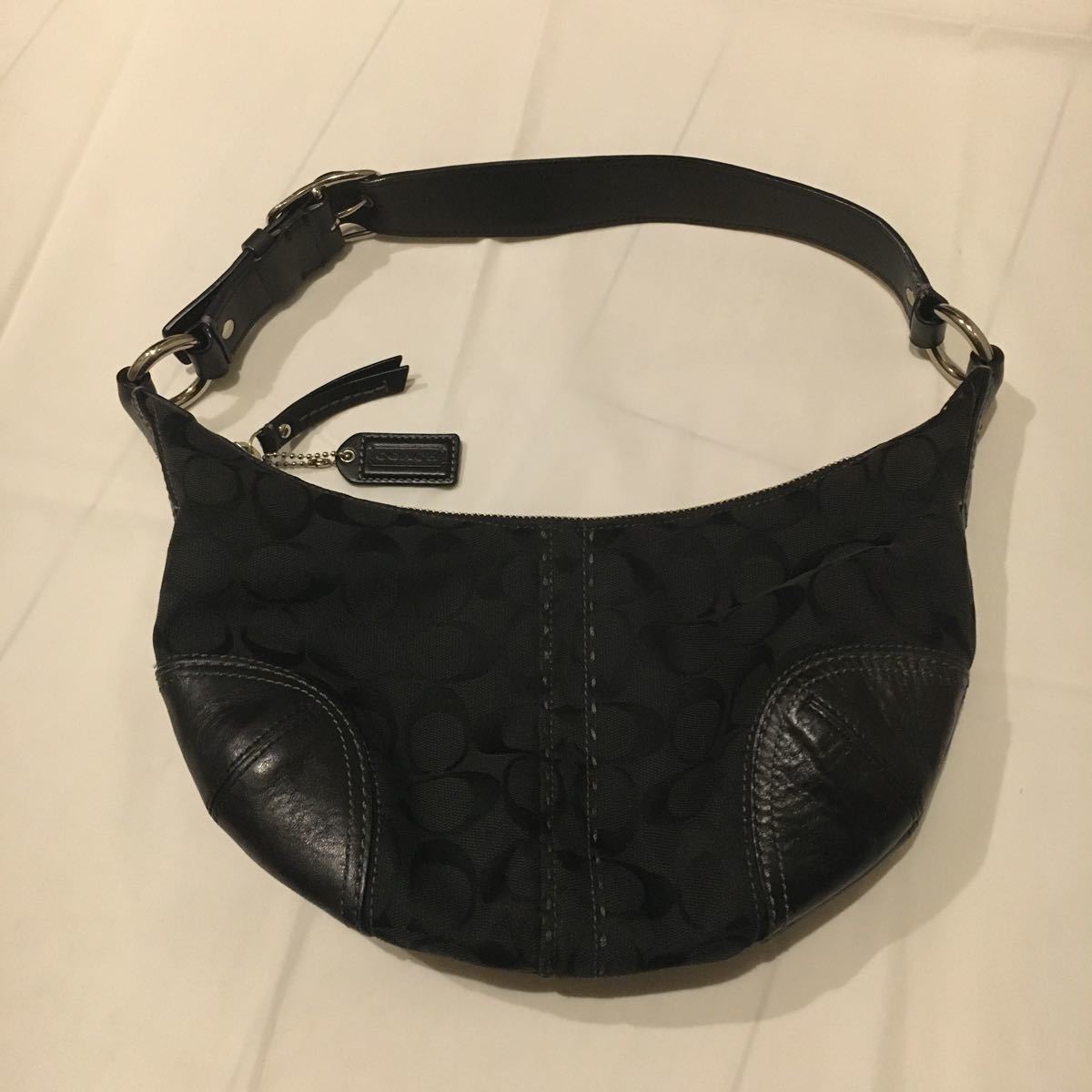 シグネチャー COACH コーチ キャンバス ワンショルダーバッグ ワン 