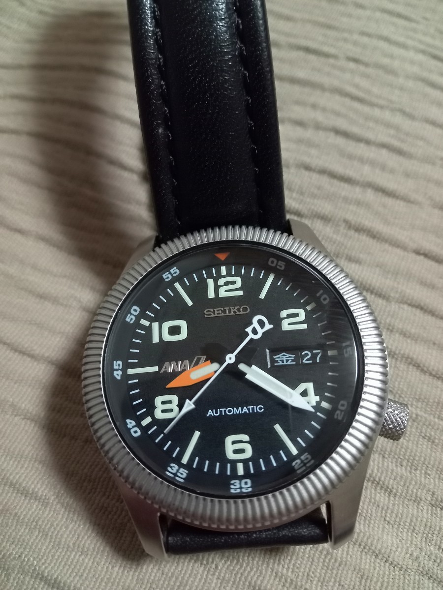 セイコー　ANAコラボ　パイロットウォッチ　耐磁　　7S26-0620　自動巻　SEIKO
