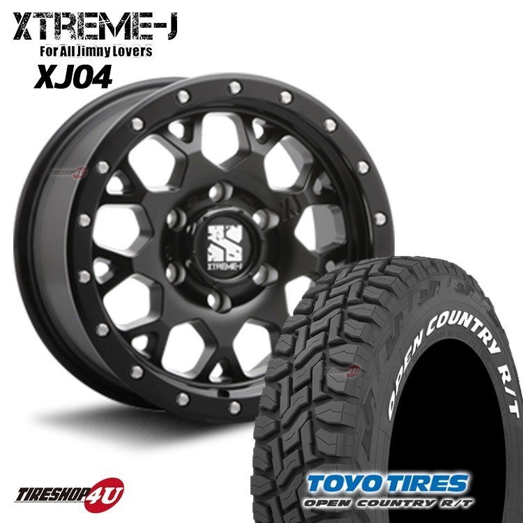 SALE，大人気 4本セット XTREME-J XJ04 17x8.0J 6/139.7 +20 SBK TOYO トーヨー オープンカントリー R/T 285/70R17 WL FJクルーザー プラド カスタム車(ラジアルタイヤ)｜売買されたオークション情報、yahooの商品情報をアー 6穴