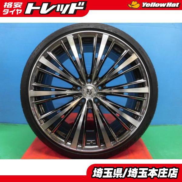 アルファード ヴェルファイア 中古 PREMiX 20インチ 8.5j +35 9.5j +38 エクストリームコンタクト 245/35R20 4本セット 夏タイヤ