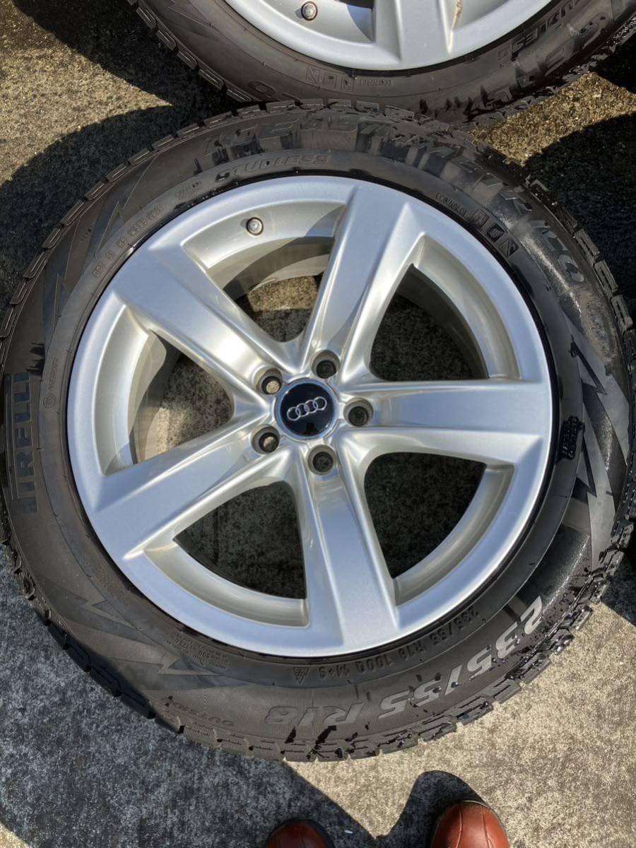 VW ティグアン スタッドレスタイヤアルミホイール4本セット 235/55R18