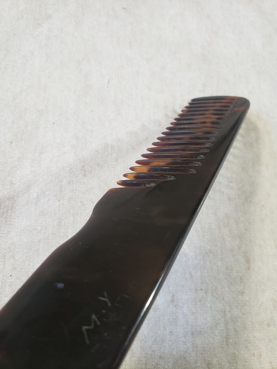 寺本　本鼈甲　18目理容　櫛　コーム　本鼈甲　ベーク 理容美容櫛 本鼈甲櫛 寺本 本鼈甲 18目理容 櫛 コーム 本鼈甲 ベーク