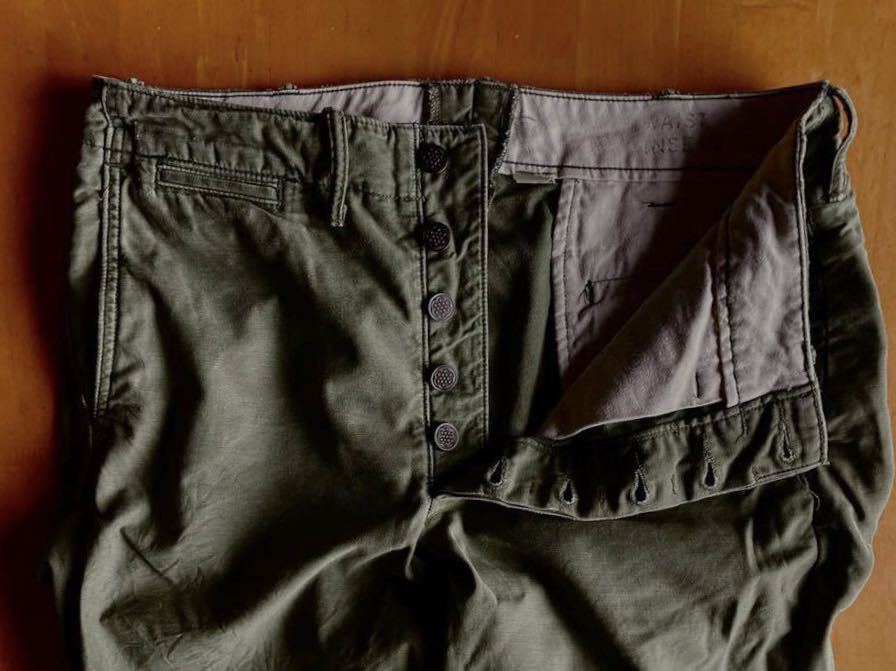RRL 13スターフィールドチノトラウザー 32/32 オリーブ 全盛期の逸品(パンツラルフローレンミリタリー軍