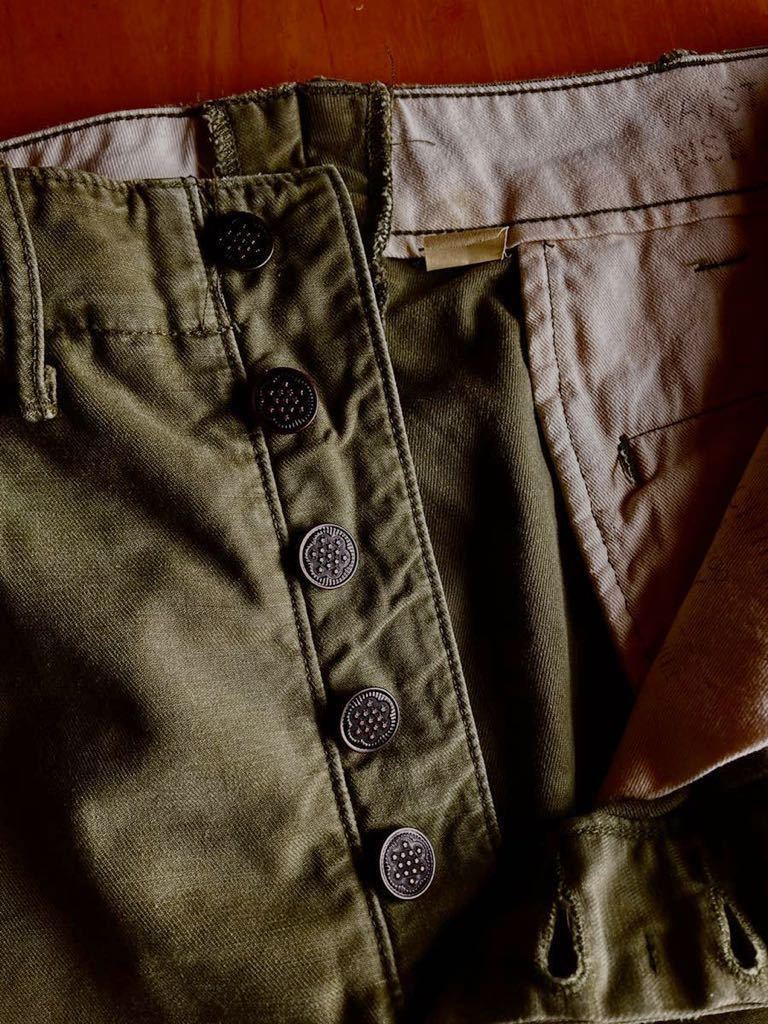 RRL 13スターフィールドチノトラウザー 32/32 オリーブ 全盛期の逸品(パンツラルフローレンミリタリー軍