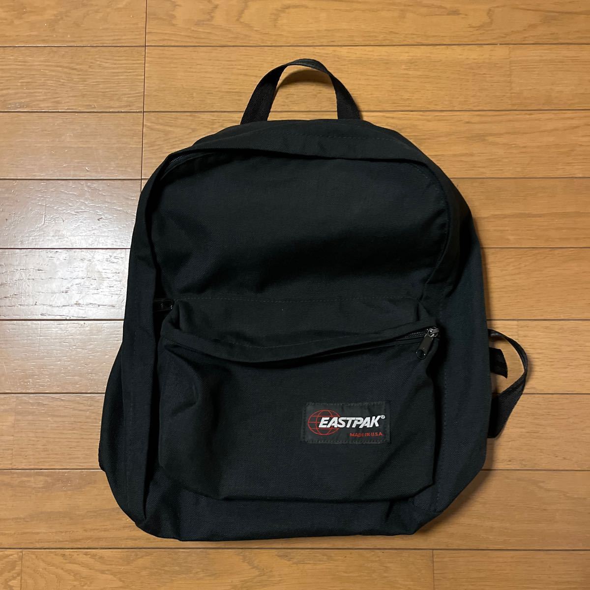 美品 80s 90s イーストパック USA製 ナイロン バックパック 黒 