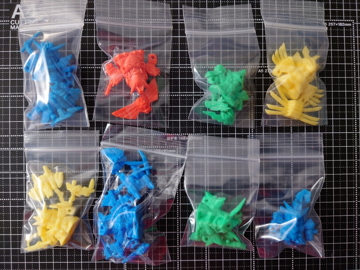 ガン消し　まとめ売り ガン消しMARK40 8種セット/SDガンダムガシャポン戦士ガンドランダー