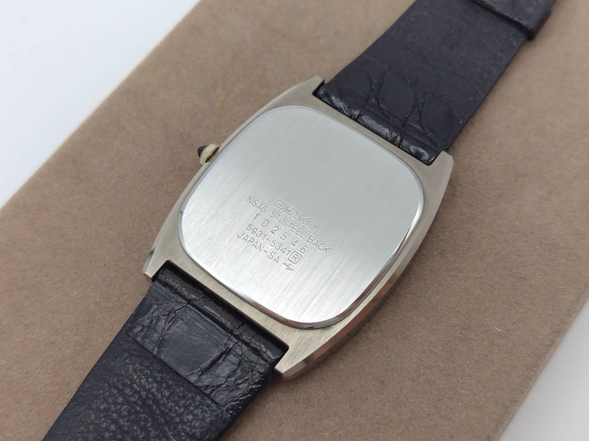 美品 SEIKO セイコー DOLCE ドルチェ 5931-5341 アナログ 3針 クォーツ 