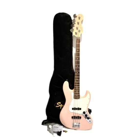 仙55 Squier by Fender Affinity JAZZ BASS エレキベース ピンクカラー